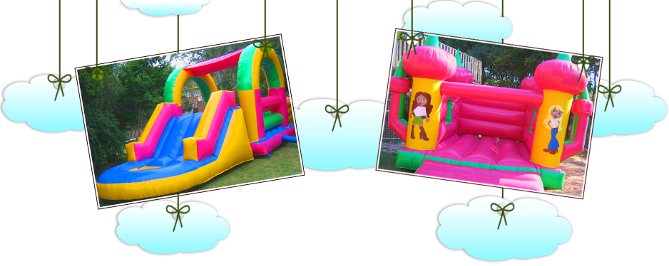 jumping castle and slide combos